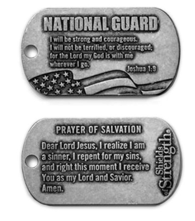 National Guard Shield Tags